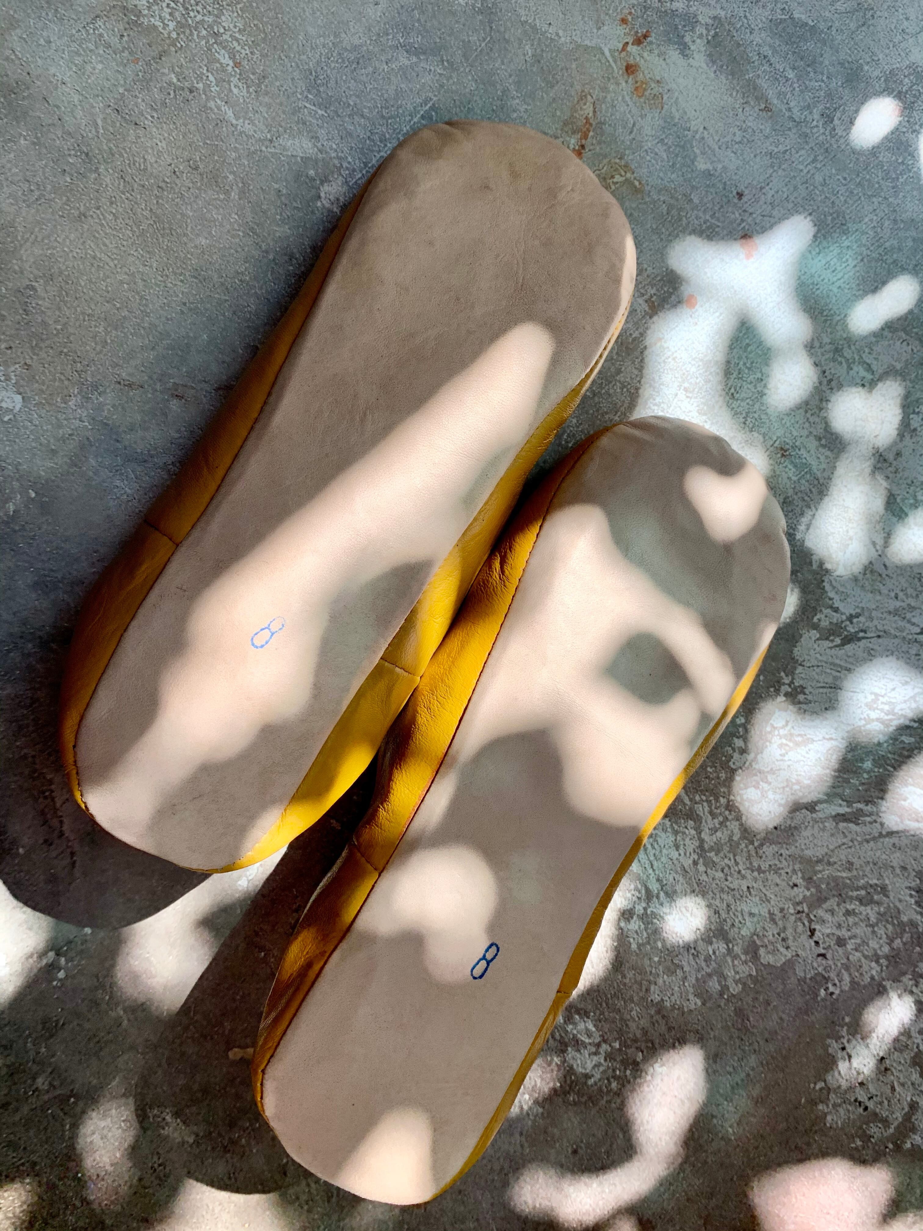 モロッコキラキラバブーシュ