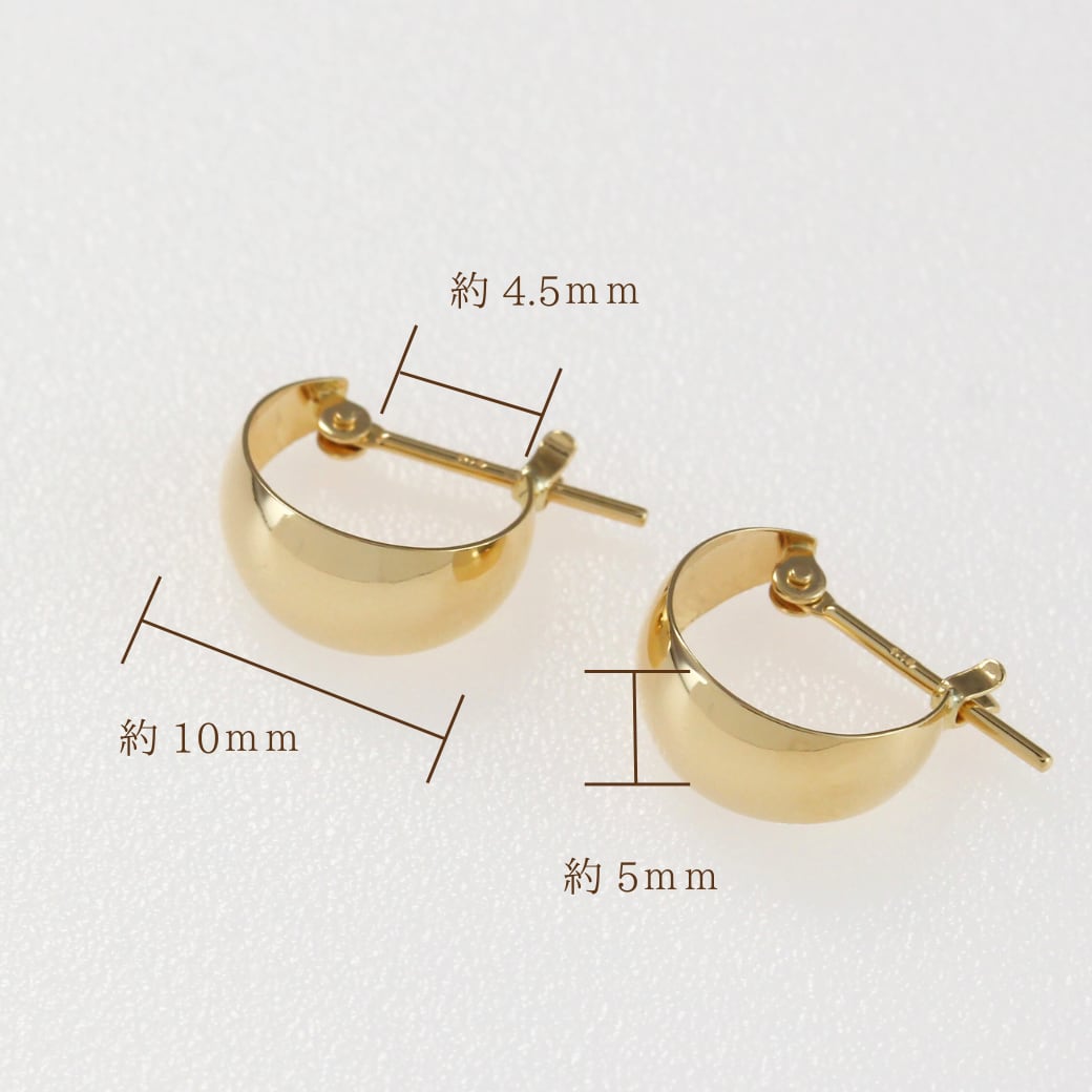 24金 ピアス 純金 イエローダイヤモンド 片耳ピアス M イニシャル キャッチのいらないピアス イエローゴールドk18 キャッチナッシャー 送料無料 24金 ピアス 純金 イエローダイヤモンド 片耳ピアス オリーブの葉