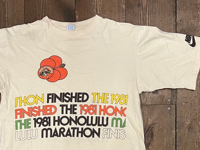 1981 NIKE ホノルルマラソンtee | snug fukuoka