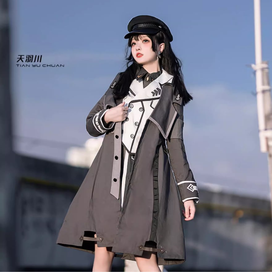 サブカル 服 地雷系 通販 コート 軍服 ガーリー 闇かわいい バンギャ