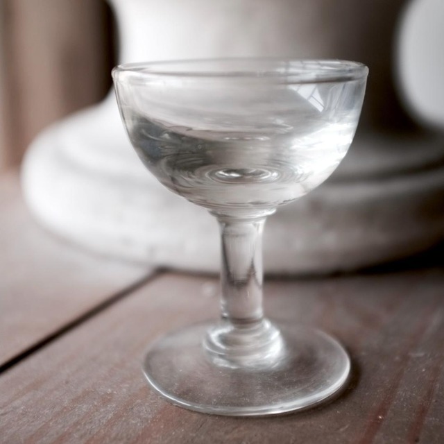 フランス トロンプルイユとビストログラス アンティーク