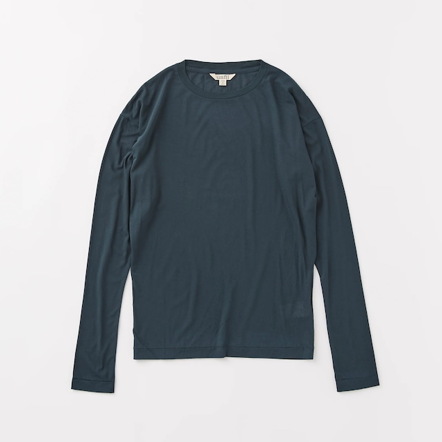 unfil(アンフィル) high twist cotton jersey long sleeve Tee