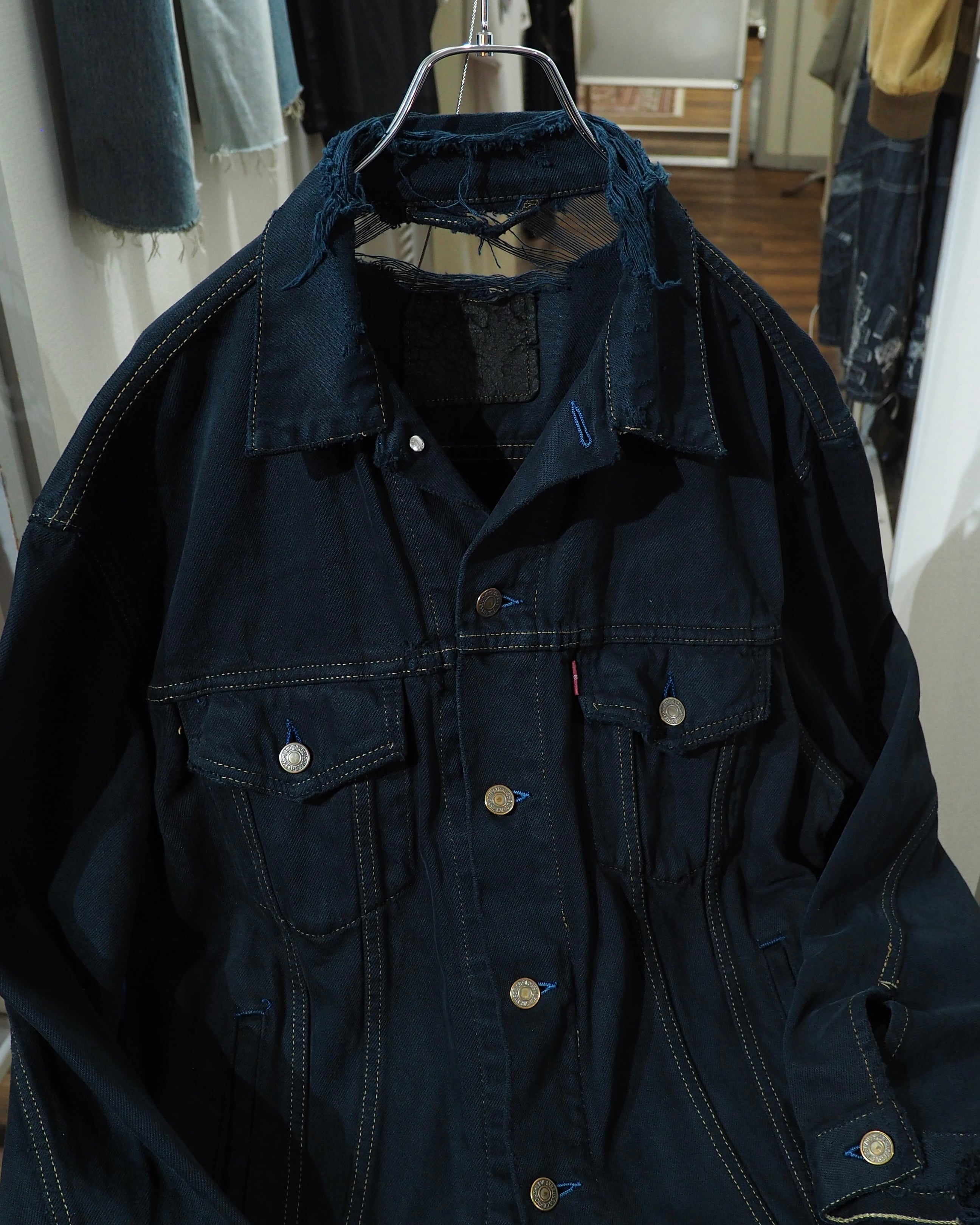 " 襤褸 - Levi's " Beautiful Aging × Over Dyed Vintage Tracker Jacket