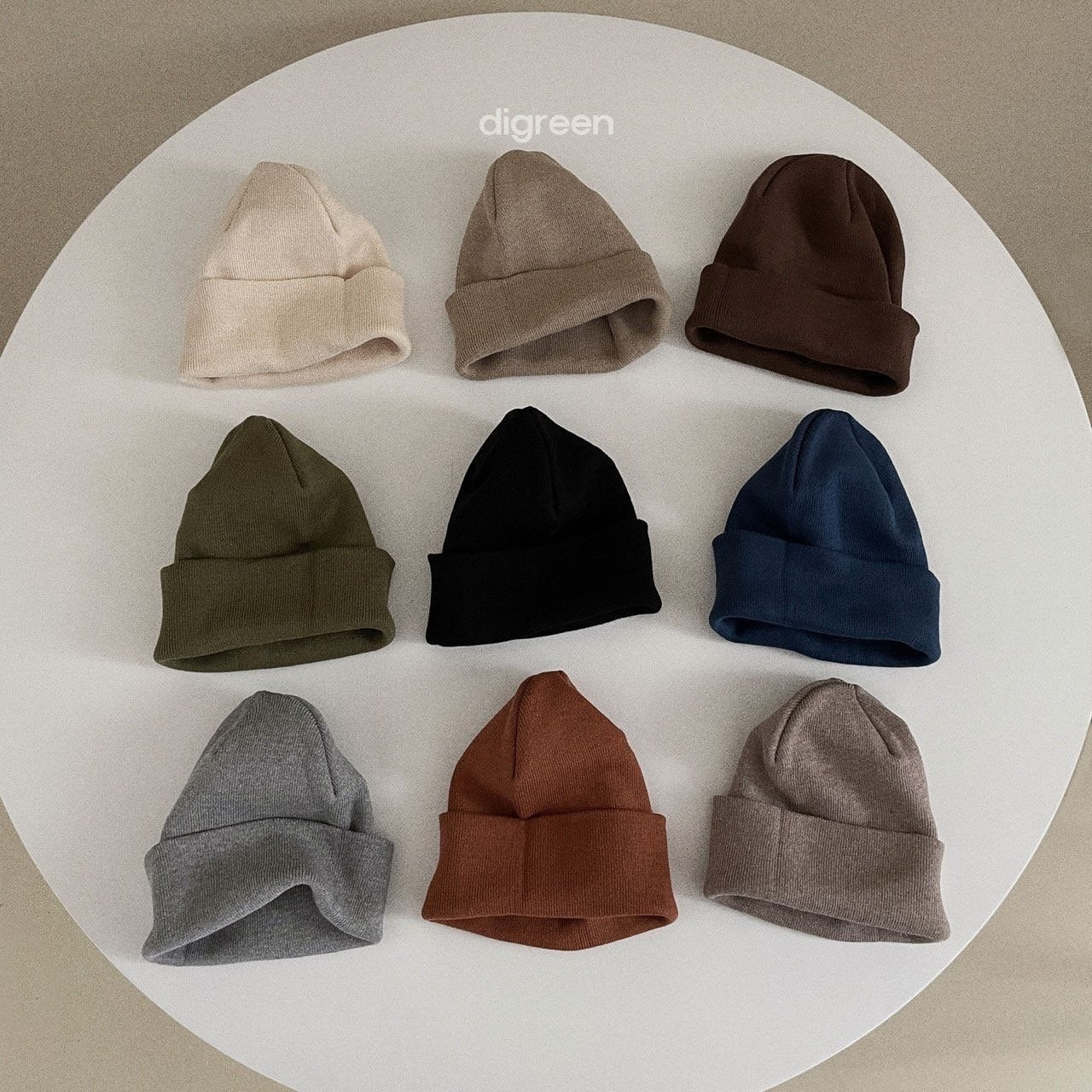 【即納】digreen cotton beanie (韓国子供服 コットンビーニー ニットキャップ ニット帽) | 韓国子供服&海外子供服 full  of... フルオブ powered by BASE