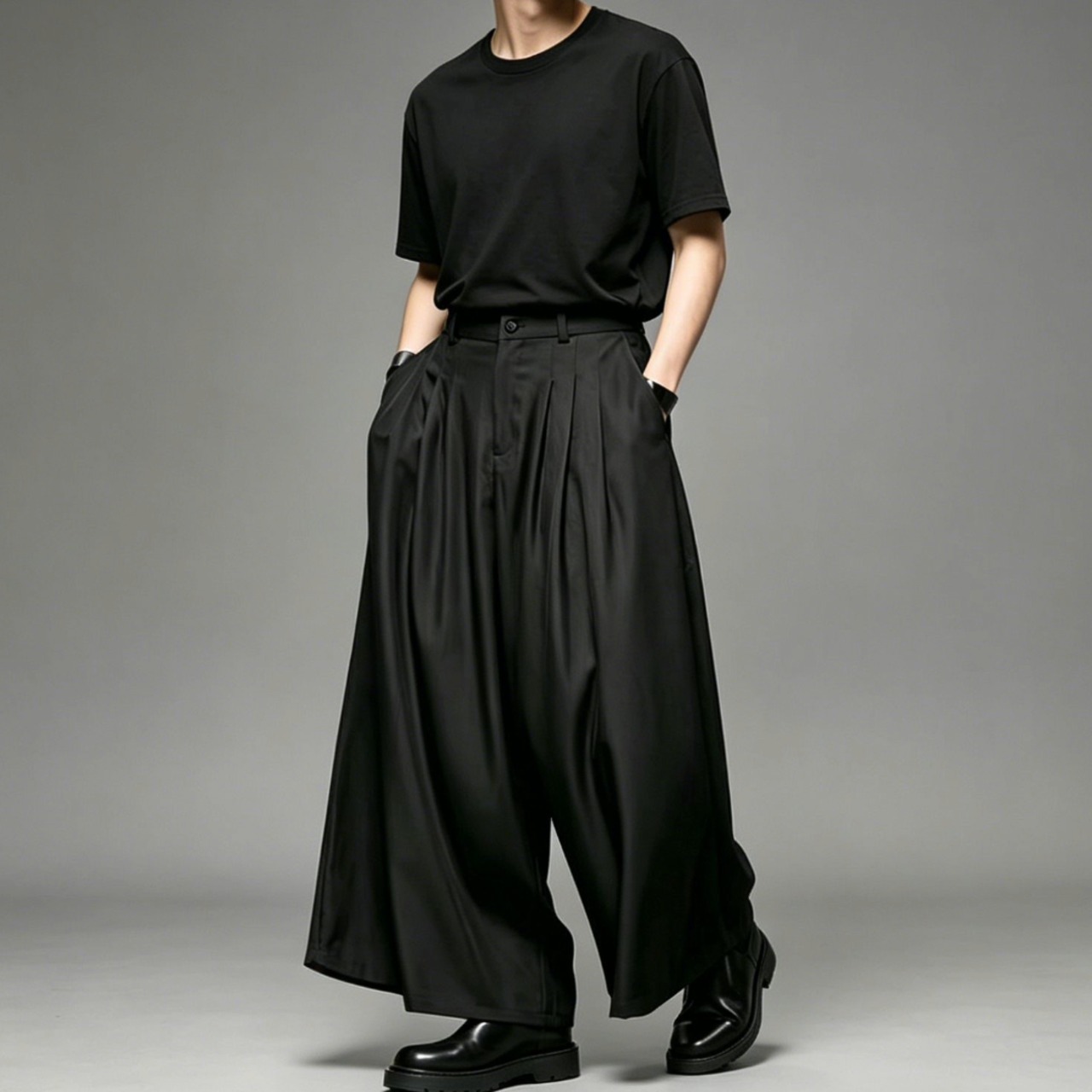 Pleated Skirt Wide Pants TB2398・画像7