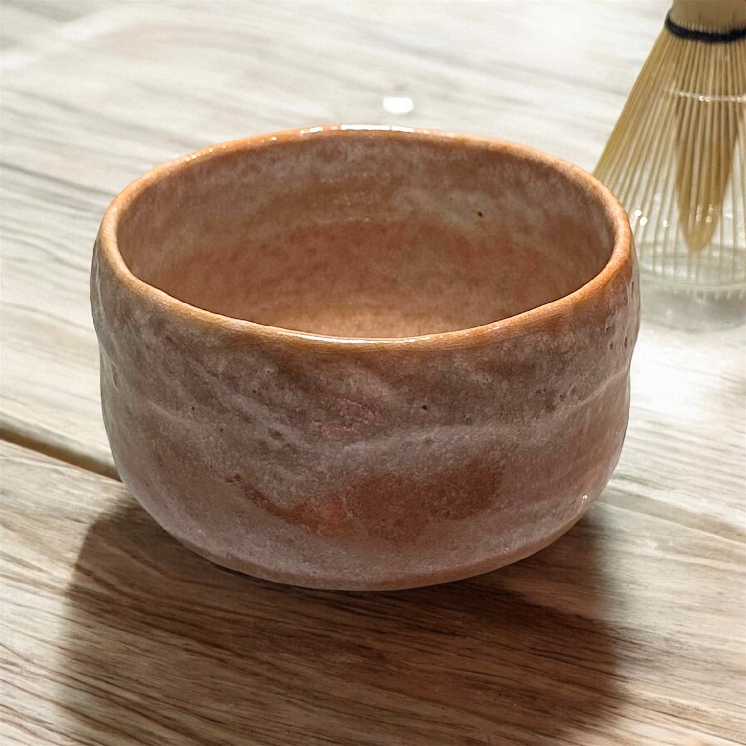 手づくり赤楽茶碗】軽やかで繊細な 抹茶茶碗｜茶道具・抹茶碗・日本製