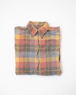 00s ORVIS corduroy shadow check shirt AW02533