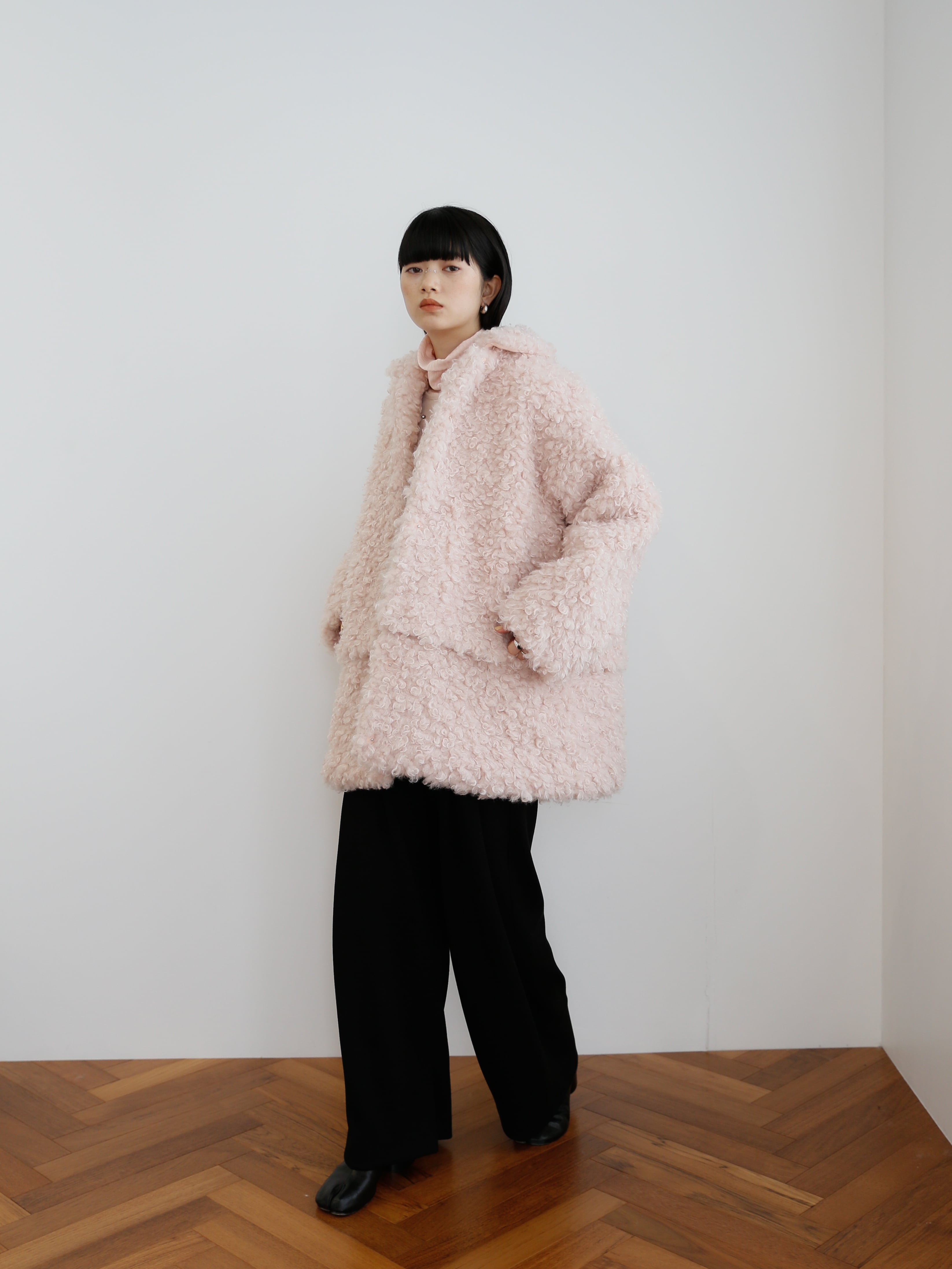 4way eco fur coat（pink） | Katrin TOKYO