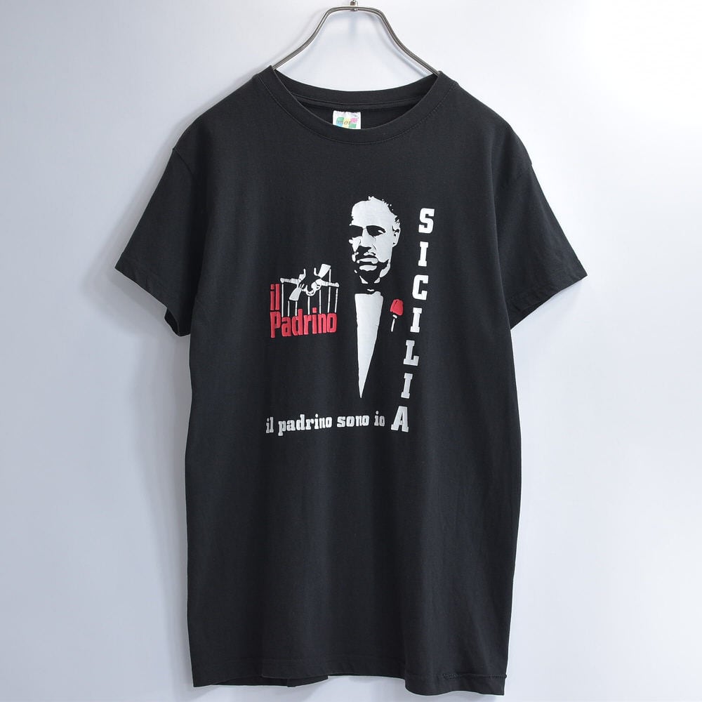 激レア ヴィンテージ 古着 90s 映画ゴッドファーザー ムービーTシャツ XL 00s More モア イタリアデザイン ゴッドファーザー ヴィトー