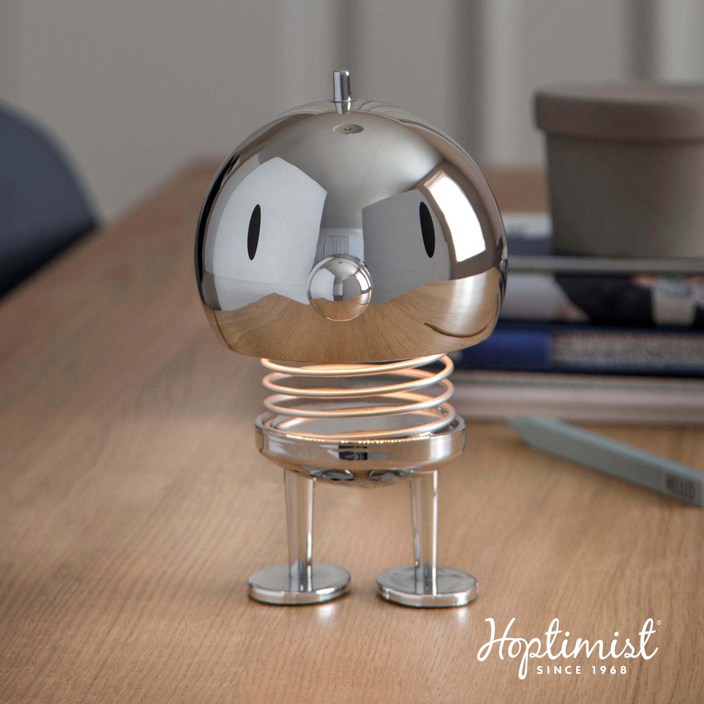 Hoptimist - Portable lamp L / Chrome