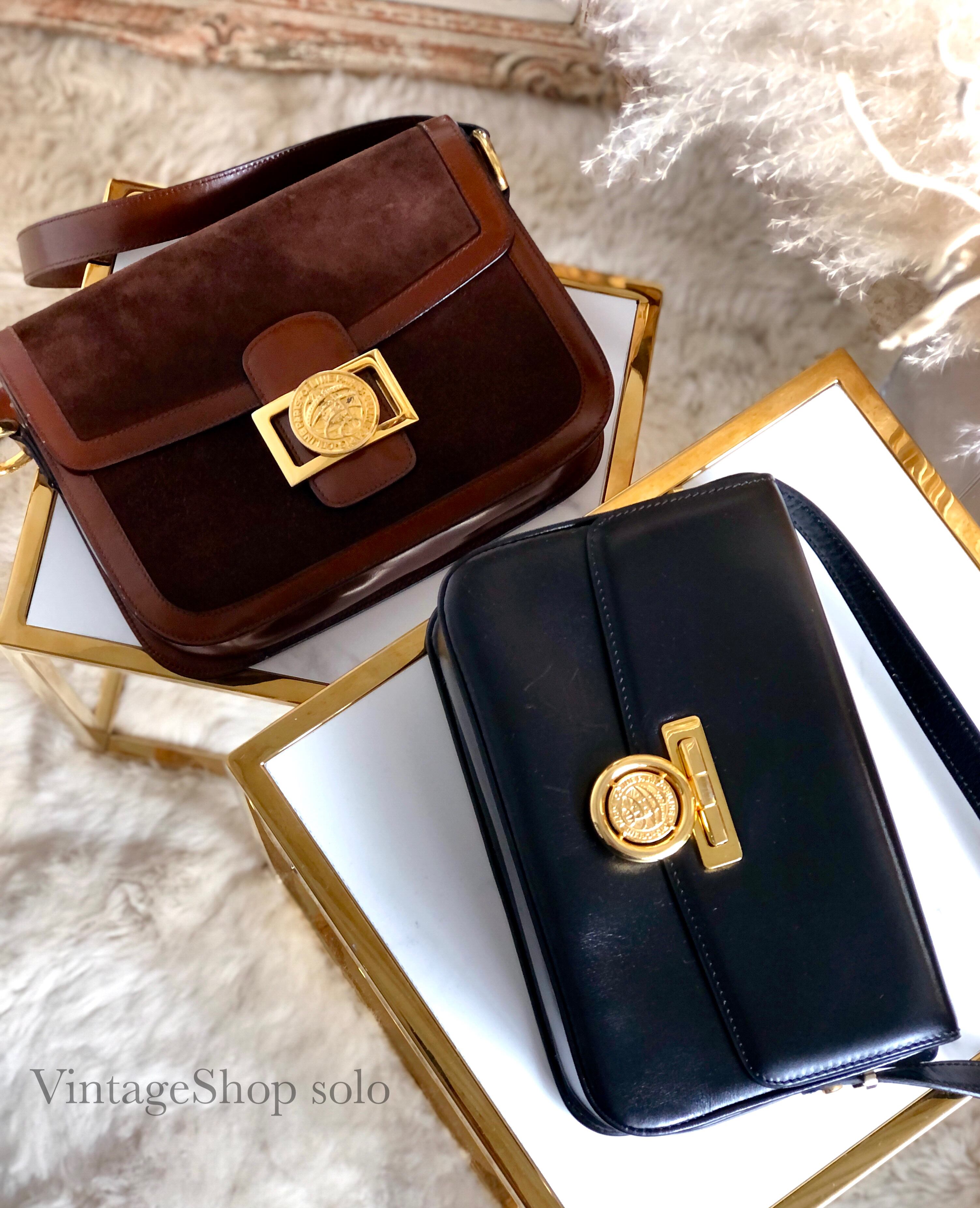 CELINE セリーヌ メダルモチーフ レザー クロスボディ ミニ