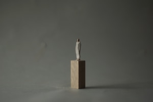 (075)wood figure-mini台付_044