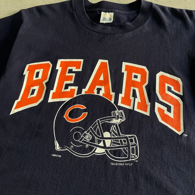 USA製 90年代 NFL CHICAGO BEARS シカゴベアーズ プリントTシャツ 