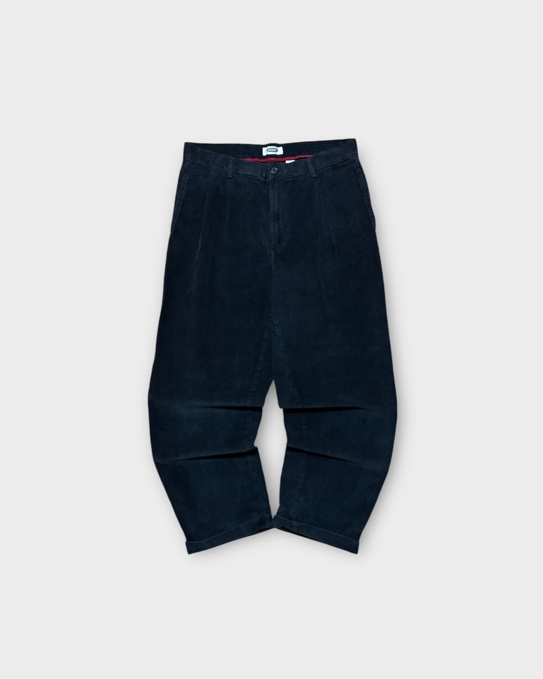 【Used】“OLD NAVY” 2-Tuck Corduroy Trousers Black