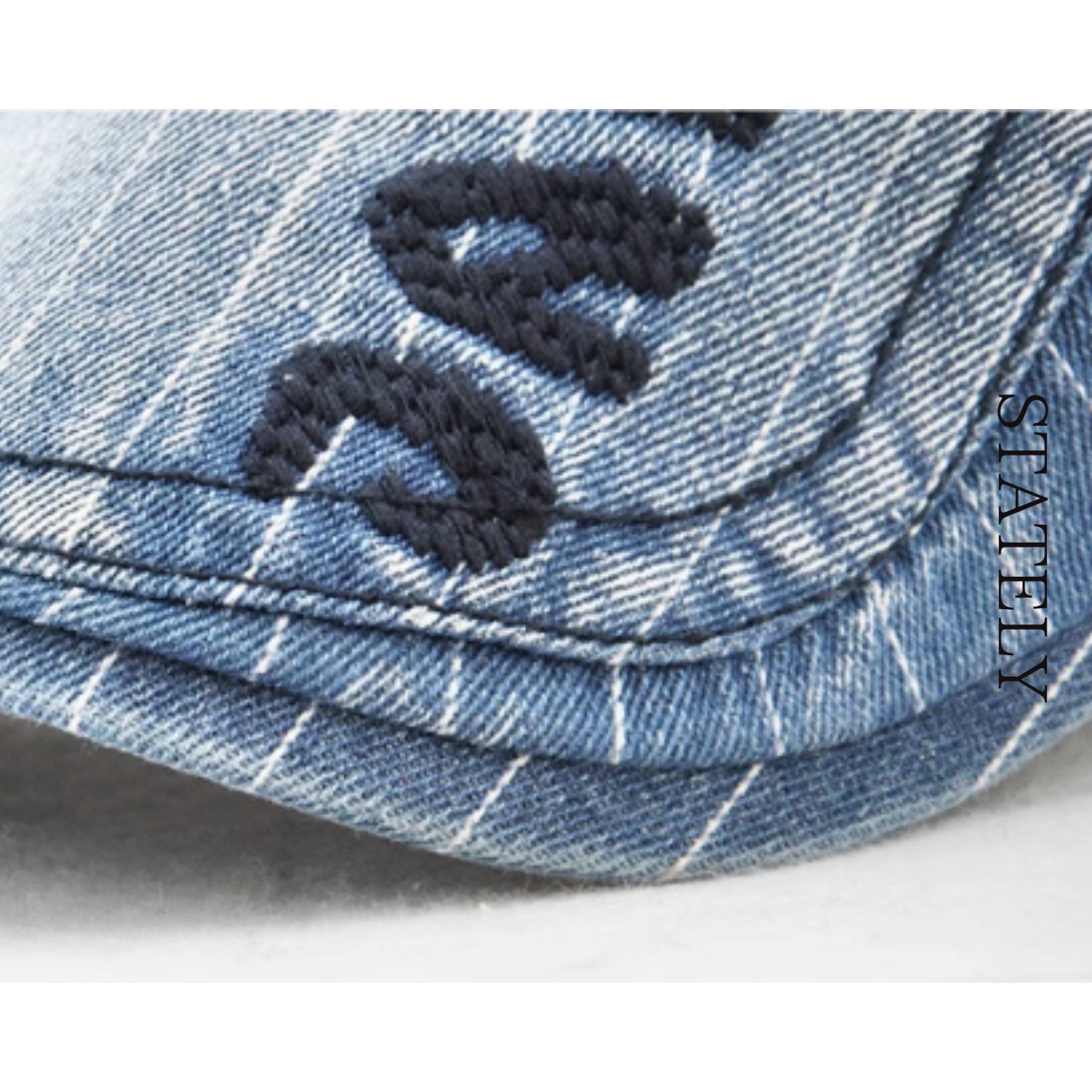 ヒッコリーデニム ロゴハンチング/5color_A02・画像14