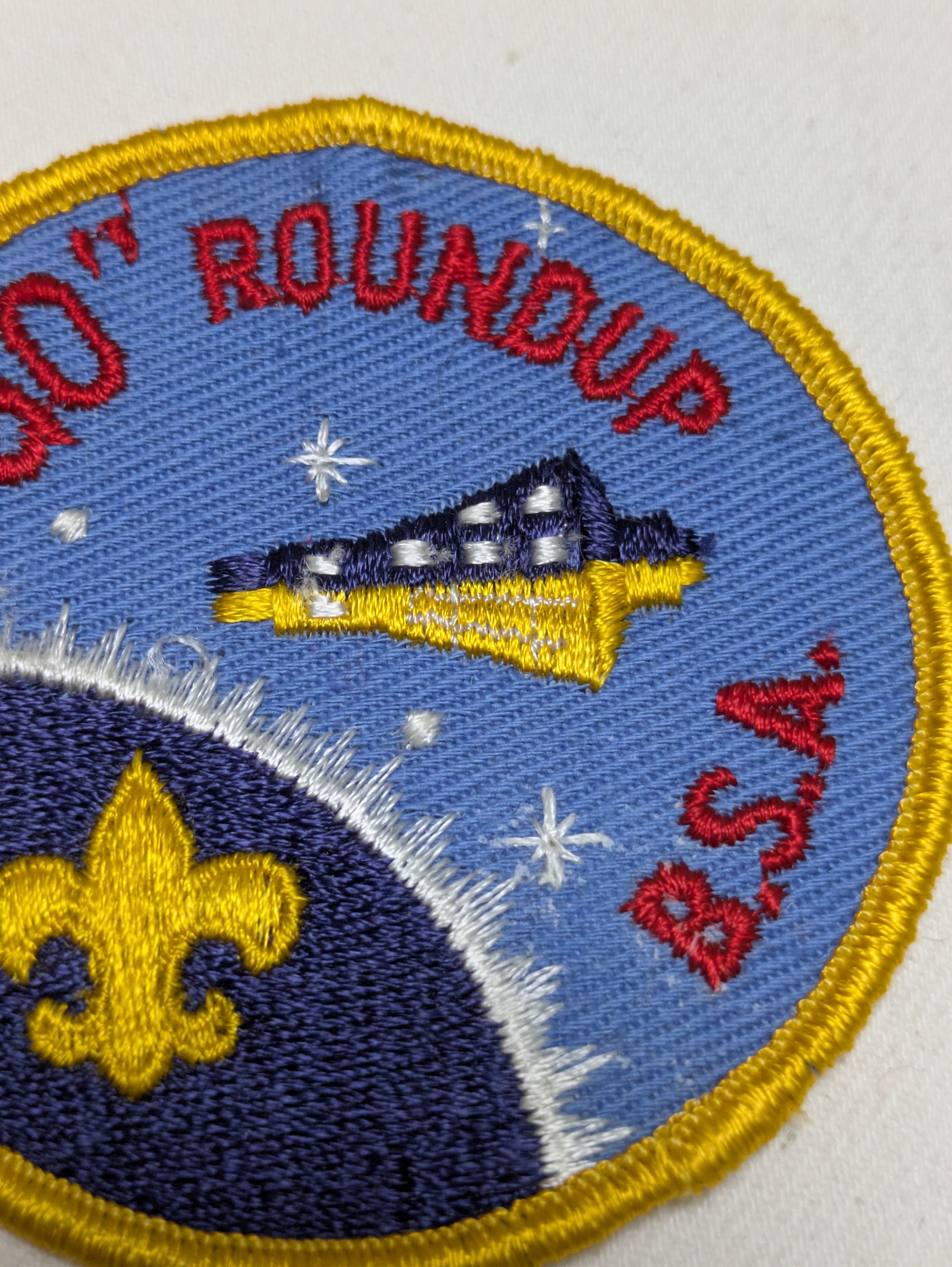 60年代 BSA ボーイスカウト GO ROUNDUP 宇宙船 ワッペン | AX ARCHIVES