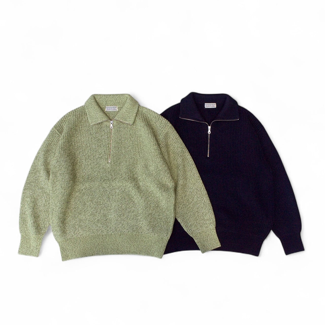 COMFORTABLE REASON, Harf Zip Knit | not wonder store