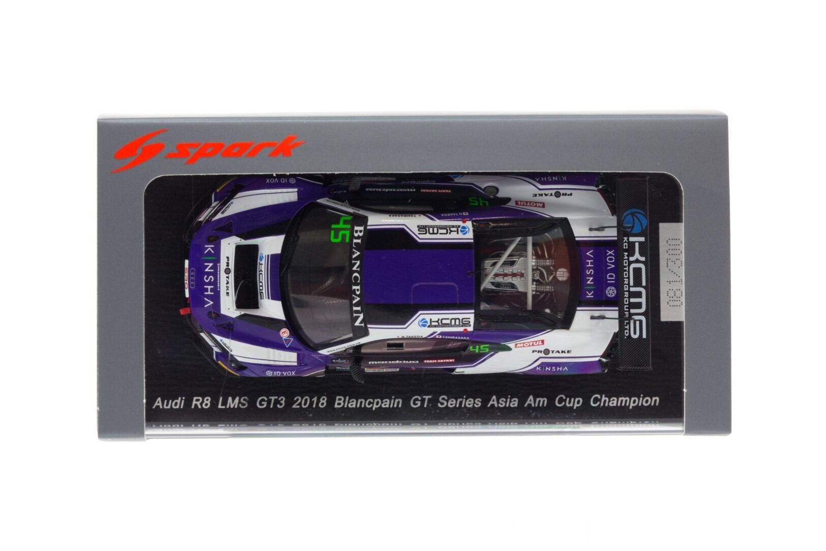 Spark Audi R8 2018年スパ24時間レース 1/43 Spark Audi R8 2018年スパ24時間レース 1/43