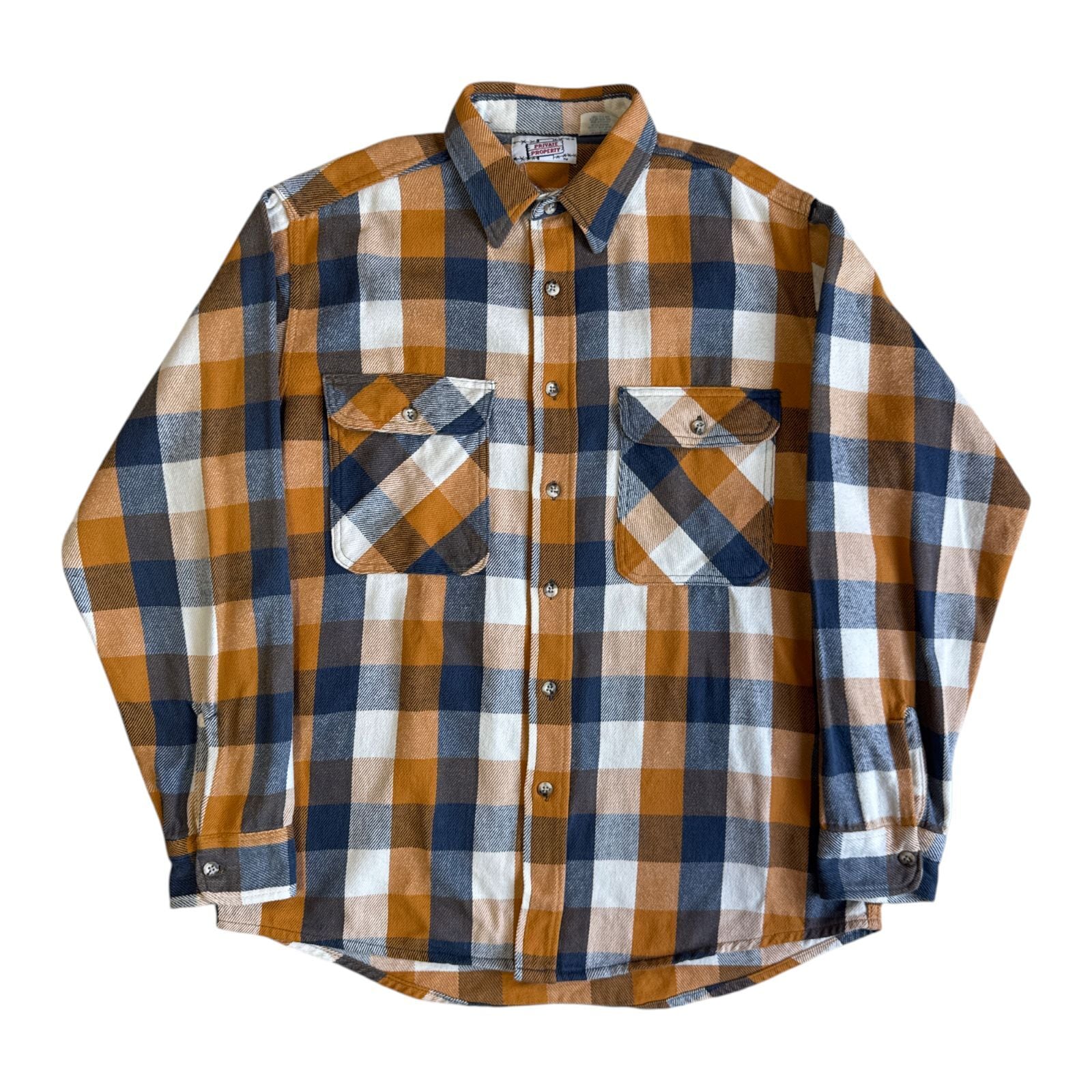 60s オシュコシュ ヘビネル ヘビーフランネル ネルシャツ vintage