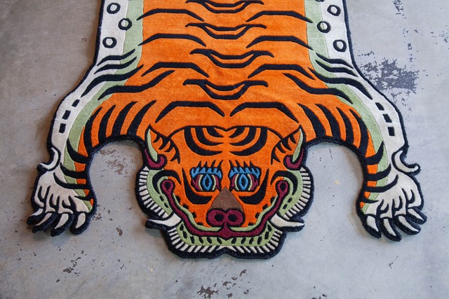 Tibetan Tiger Rug 《Lサイズ•ウール019》チベタンタイガーラグ