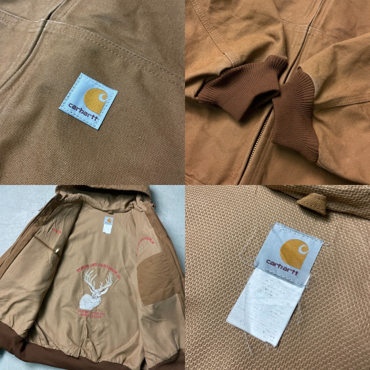 00年代 USA製 Carhartt カーハート ダック地 アクティブジャケット 
