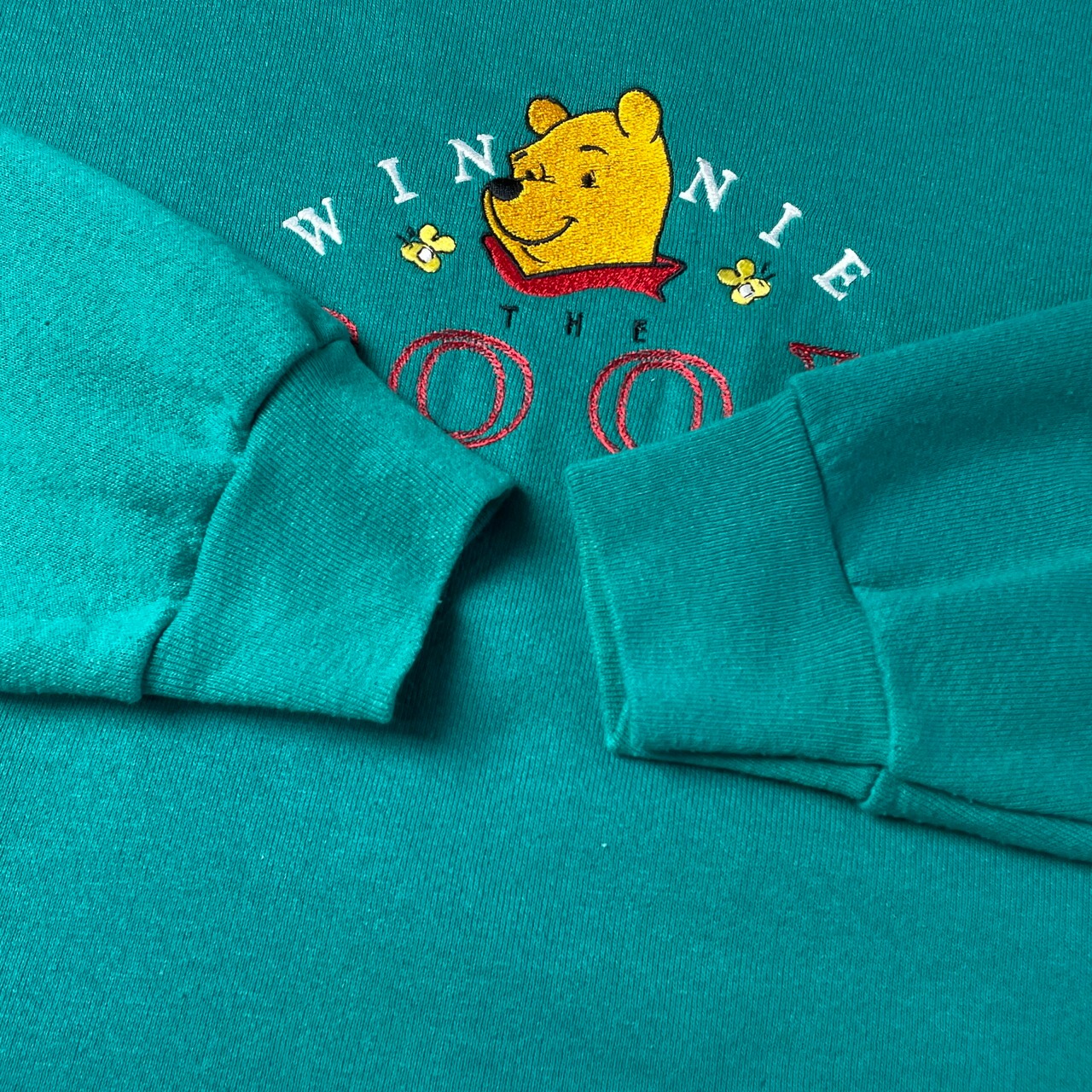 USA製 90年代 Pooh ディズニー くまのプーさん キャラクター 刺繍 