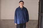 MITTAN / JK-86DC 薄手刺し子織ジャケット(草木濃染)