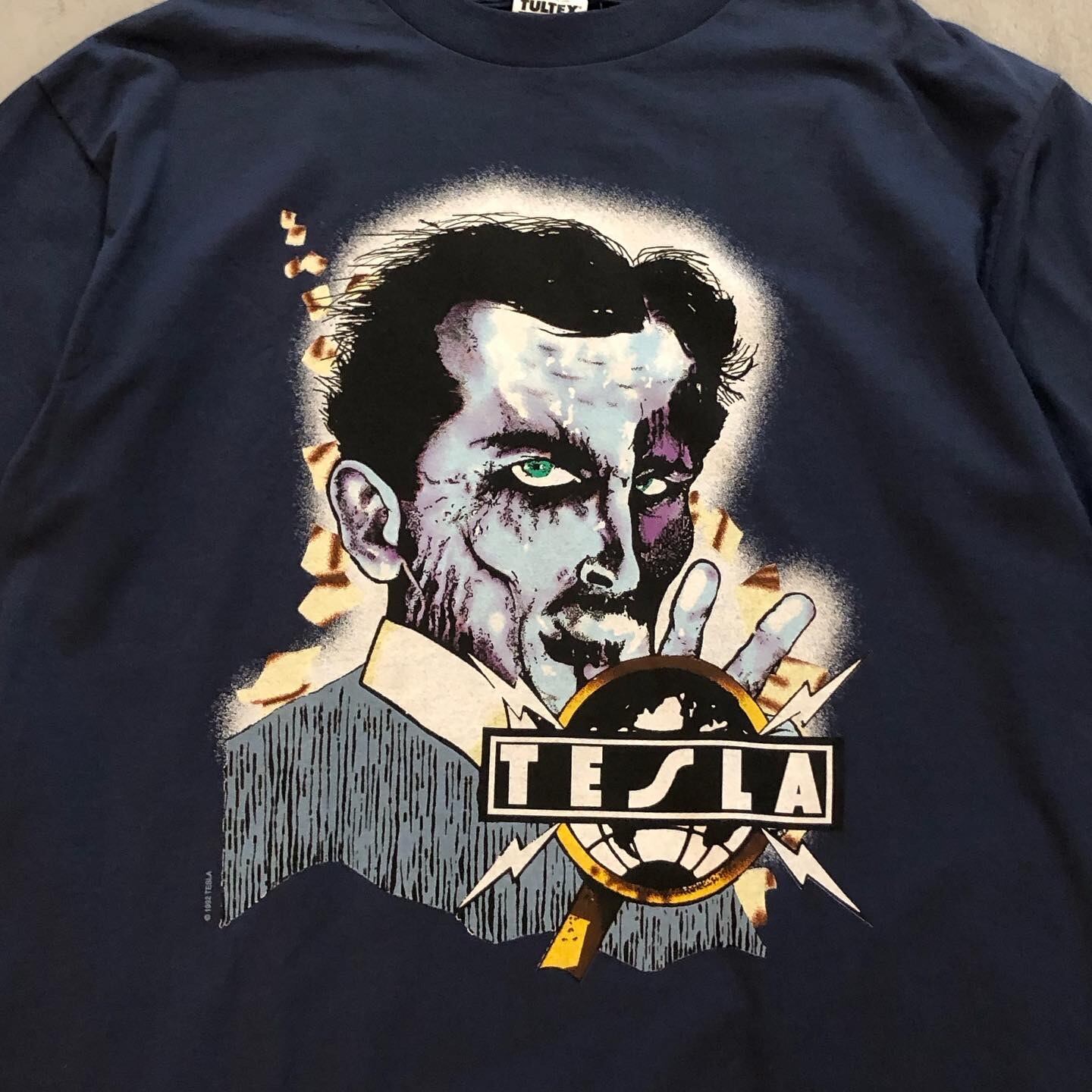 90s TESLA PUSHEAD ヴィンテージTシャツ