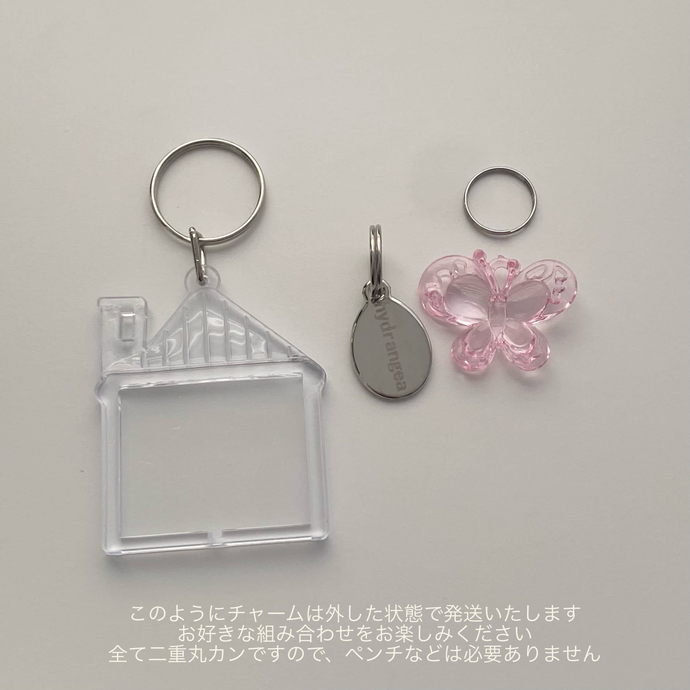 Clear Photo Charm | hydrangea
