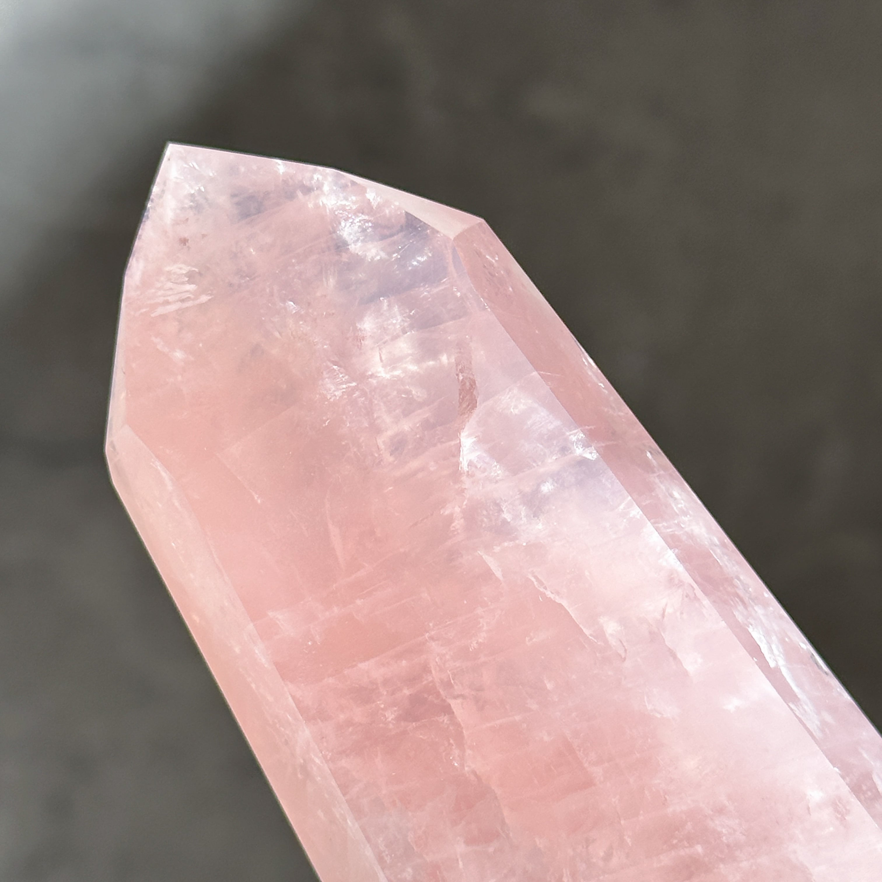 Big【高品質】バイーア産ローズクォーツ タワー13◇ Rose Quartz