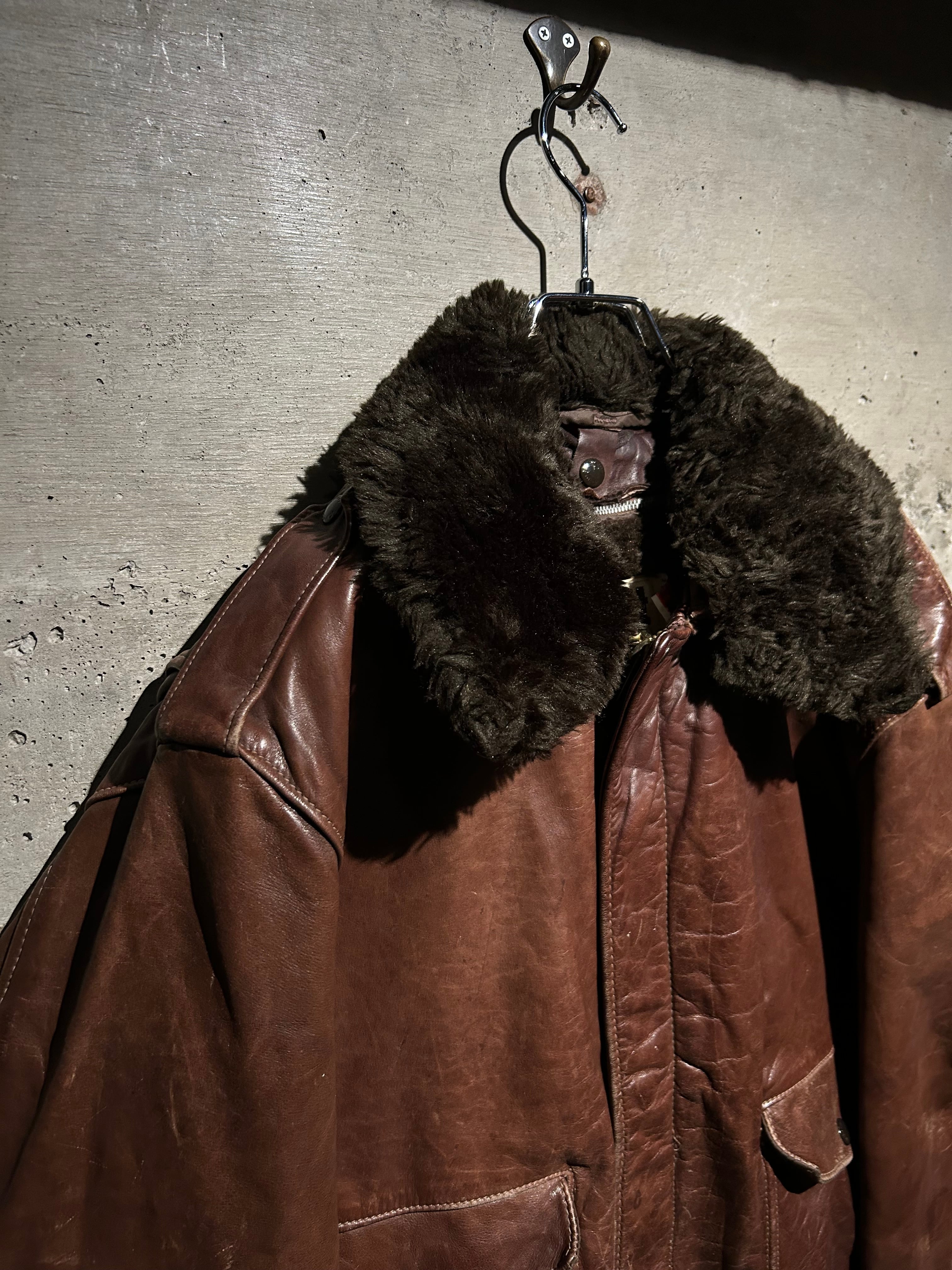 Caka】“Schott” G-1 Type Vintage Leather Flight Jacket | Caka(カカ