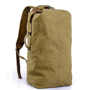 35L canvas outdoor military backpack