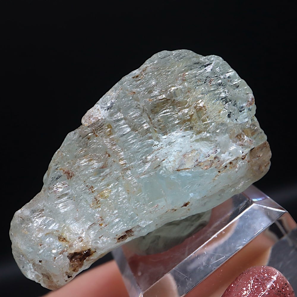 アクアマリン エッチド（蝕像） 38.8g AQ344 鉱物 原石 天然石 | 鉱物