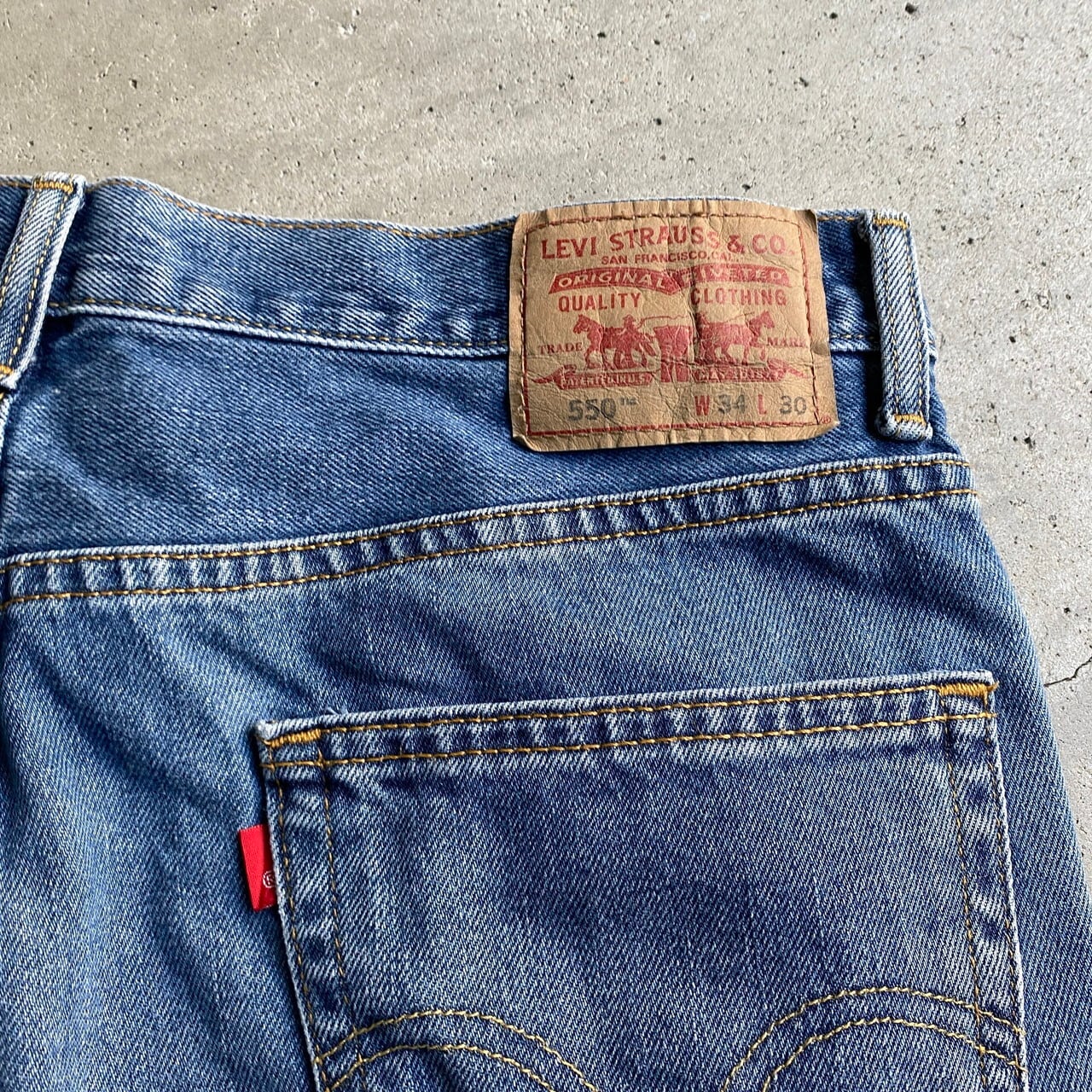 Levi's リーバイス550 バギーデニム ジーンズ テーパードパンツ w34