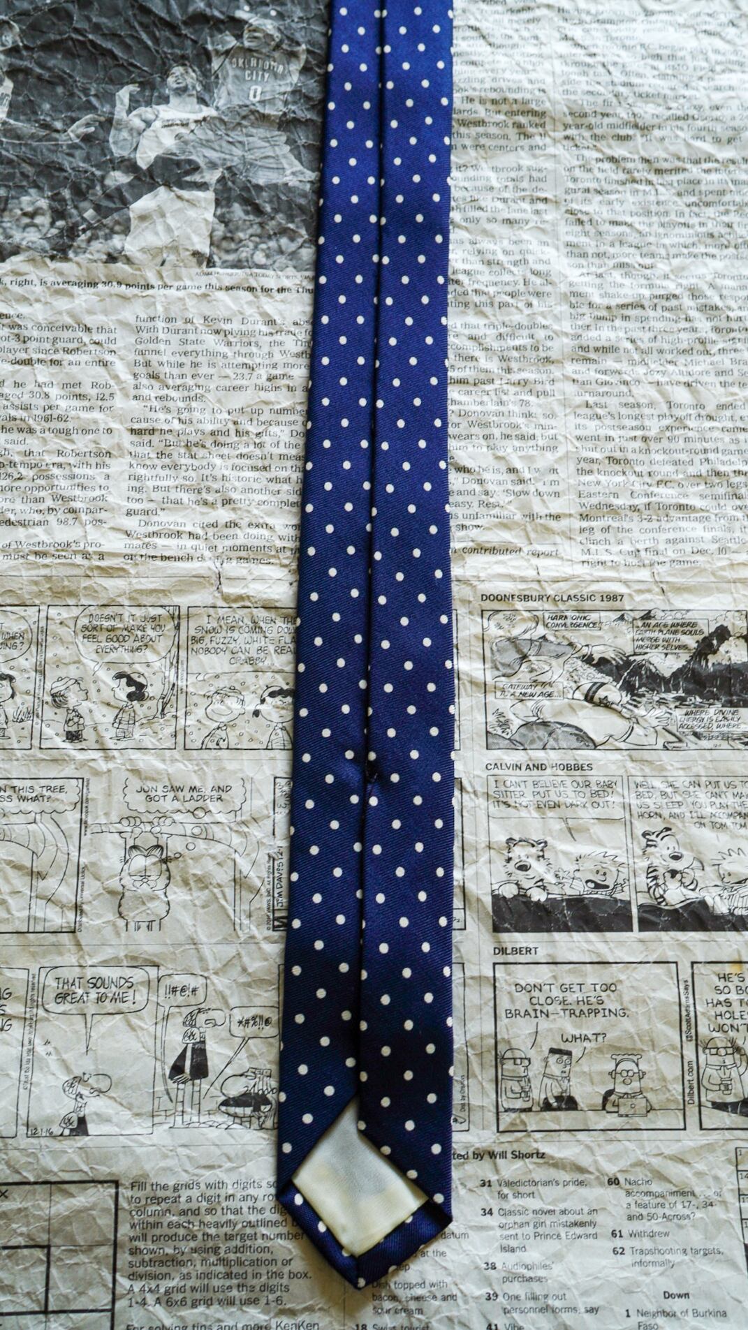1960s】BROOKS BROTHERS ブルックスブラザーズ ドット柄 ネクタイ《黒