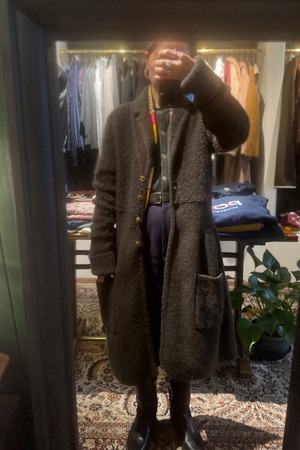 【送料無料】”SONIA RYKIEL”knit coat MADE IN ITALY
