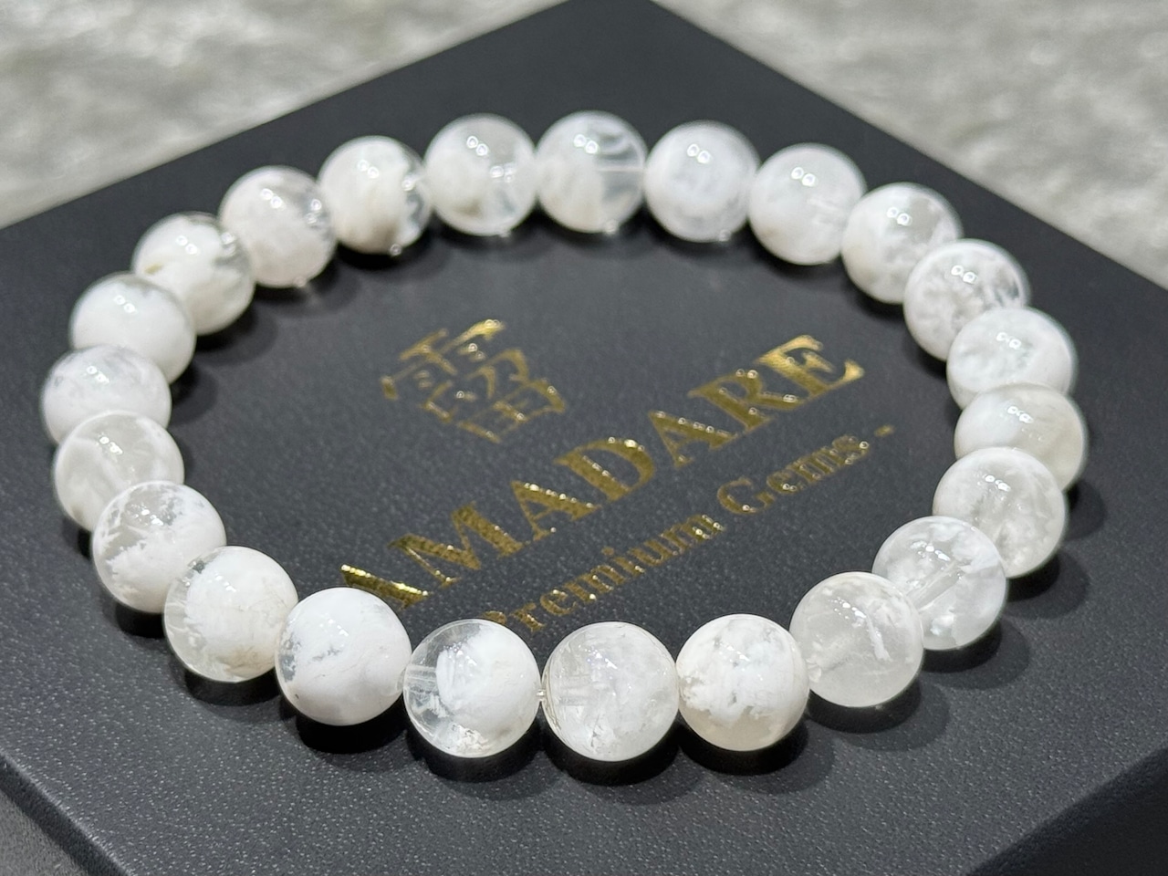 No.1960 スノーフラワーガーデンクォーツブレスレット