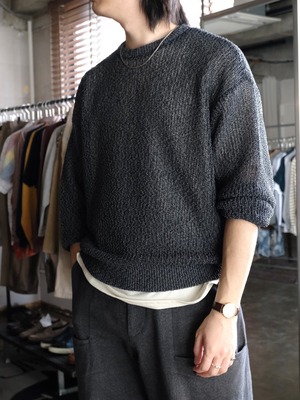 【ENCOMING】 KNITTED SWEAT JUMPER