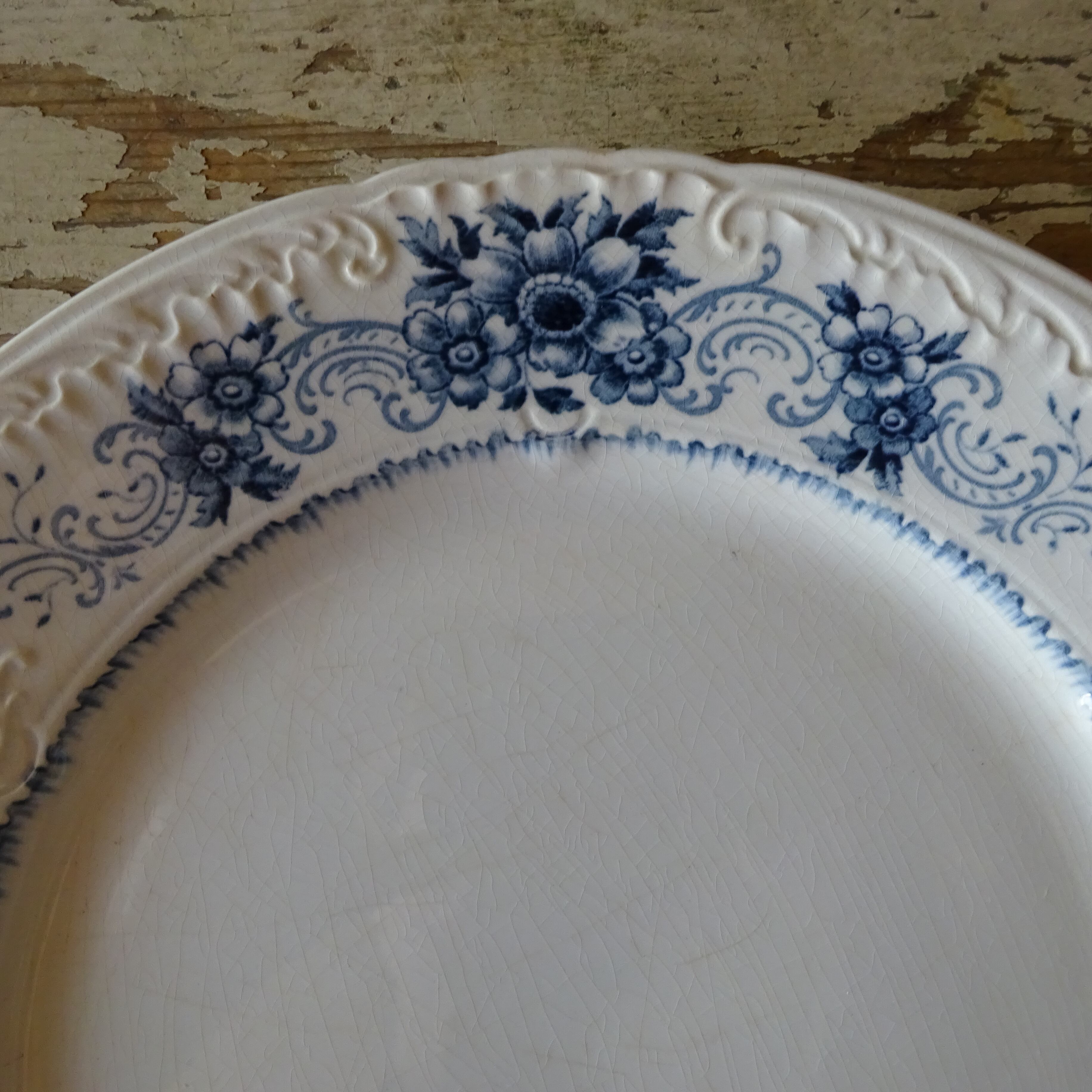 【 Nouveauté 】☆U & C SARREGUEMINES  modèle《AÏDA》assiette plate (A)