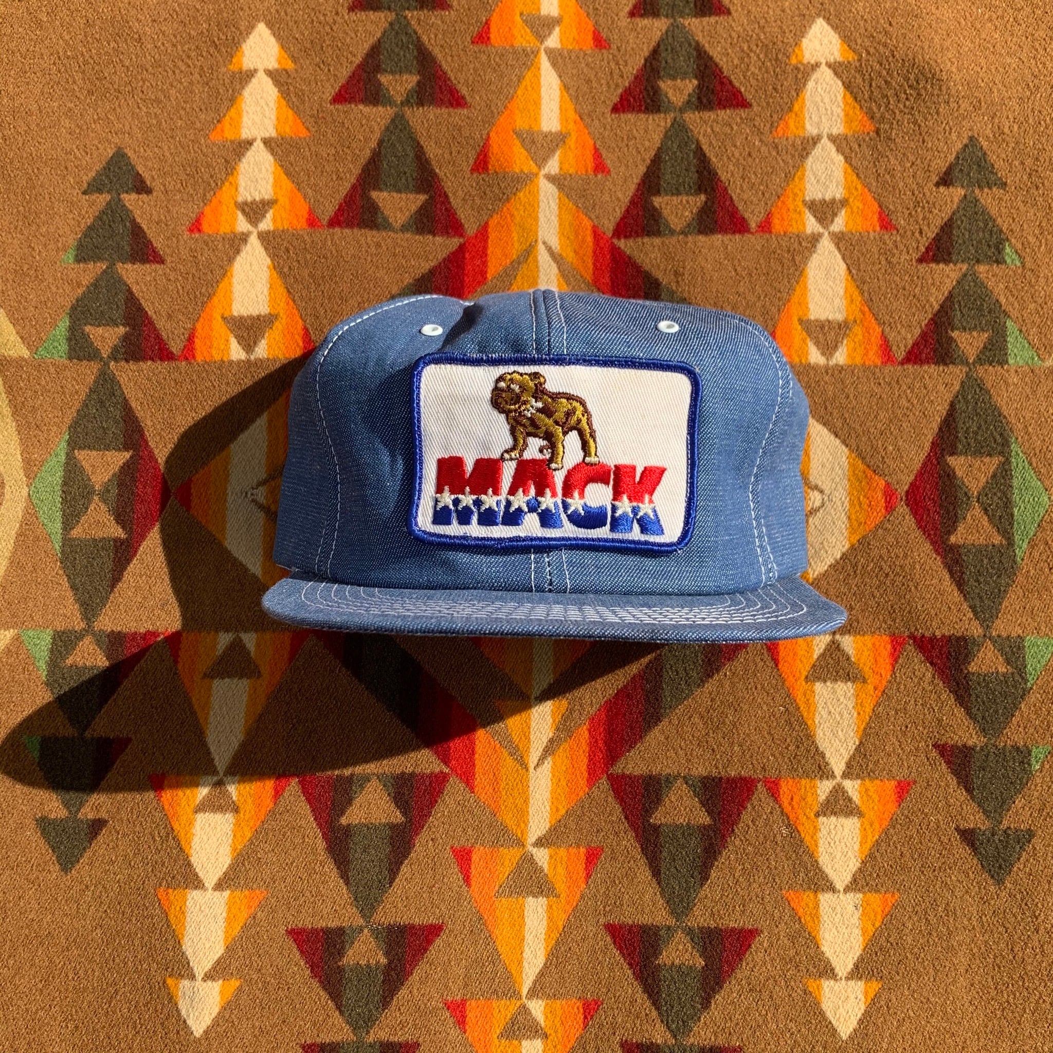 1970s K-Brand “Mack Trucks” Denim trucker hat