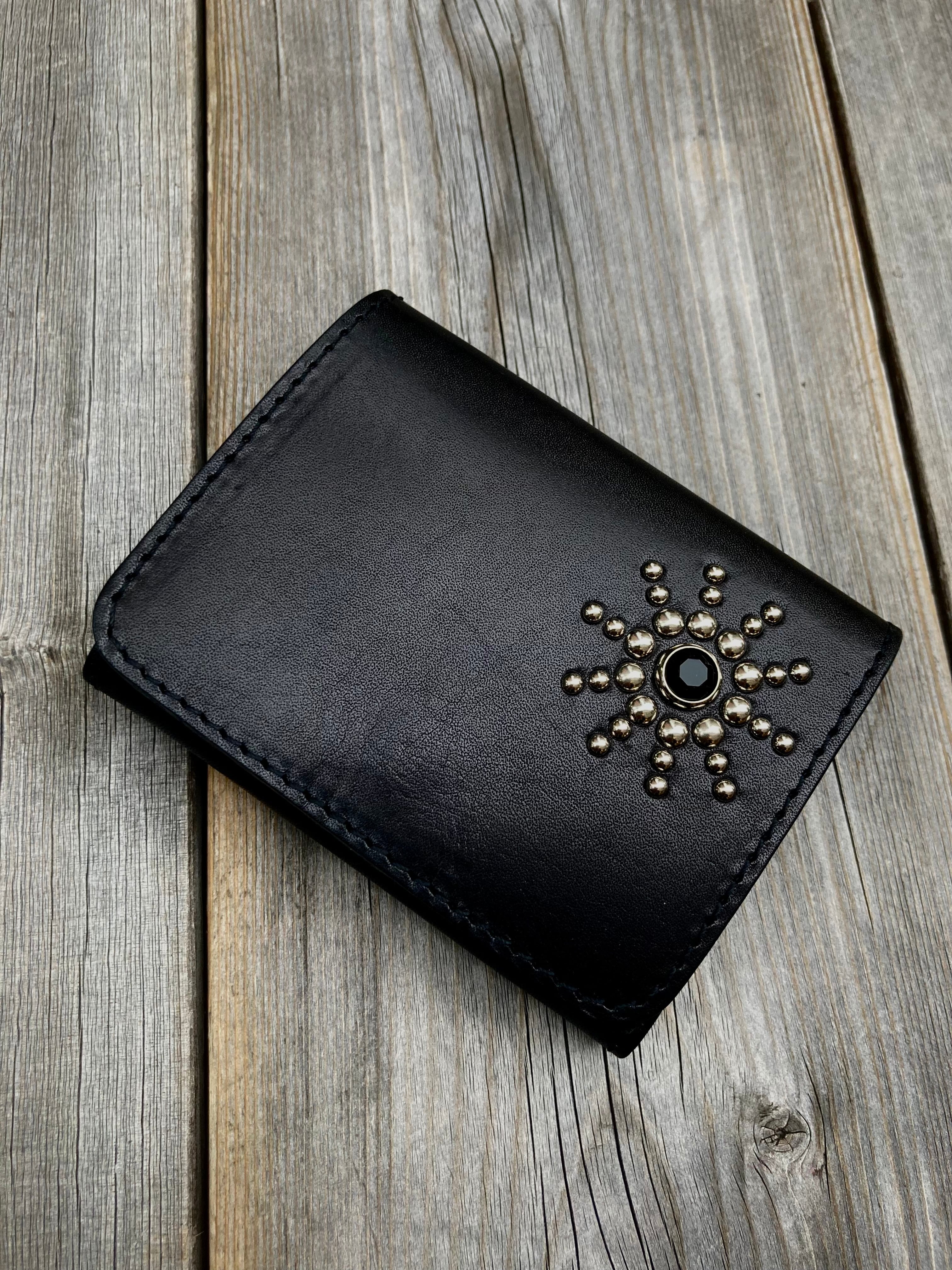 栃木レザー / LEATHER STUDS WALLET (SHORT) 』スタッズウォレット
