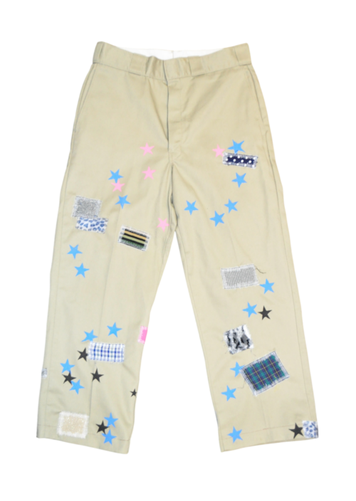DoReMi Unique Series – patchwork paint pants