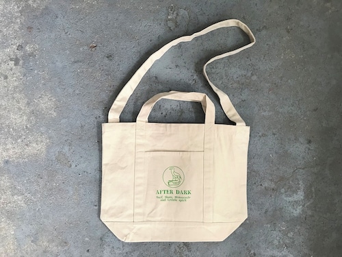 2023SS AFTER DARK 12oz two-way tote bag【NATURAL】