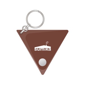 sumika / クリアコインケース（ブラウン）
