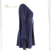 社交ダンス 衣装 スタンダード トップス レッスンウェア レディース ネイビー系 Leirena レイリーナ 紺 長袖 無地 編み上げ シンプル トップス レディースウェア ダンス衣装 フィット感 シンプルデザイン スポーツウェア カジュアル 長袖 レディースファッション ネイビー 半袖ファッション 伸縮性 簡単コーデ 秋冬ファッション 上質素材 エレガント 体型カバー