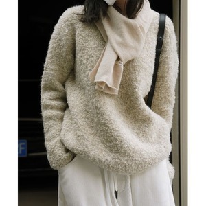 Boucle Knit Pullover 501843