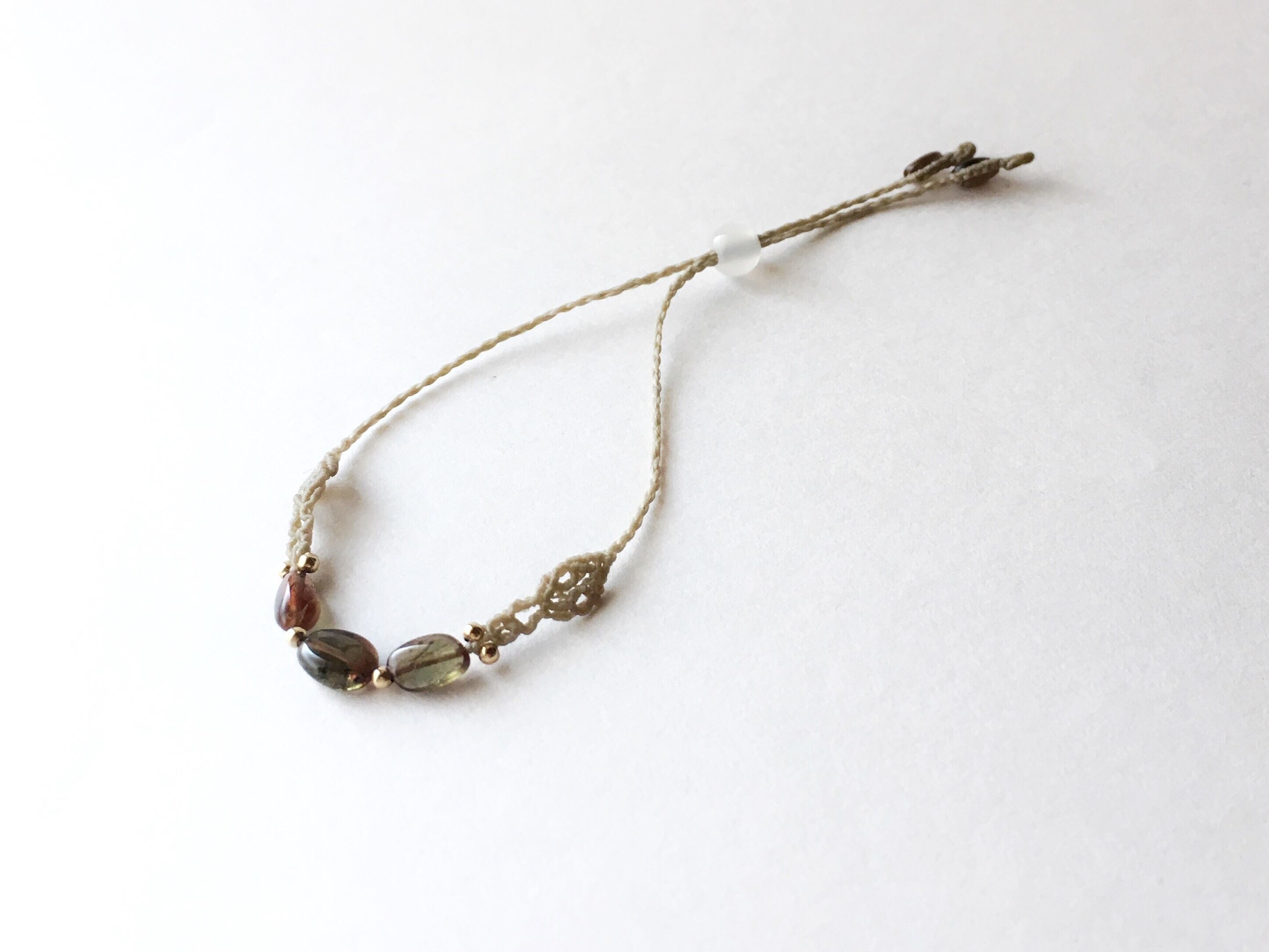 アンダルサイト macramé bracelet