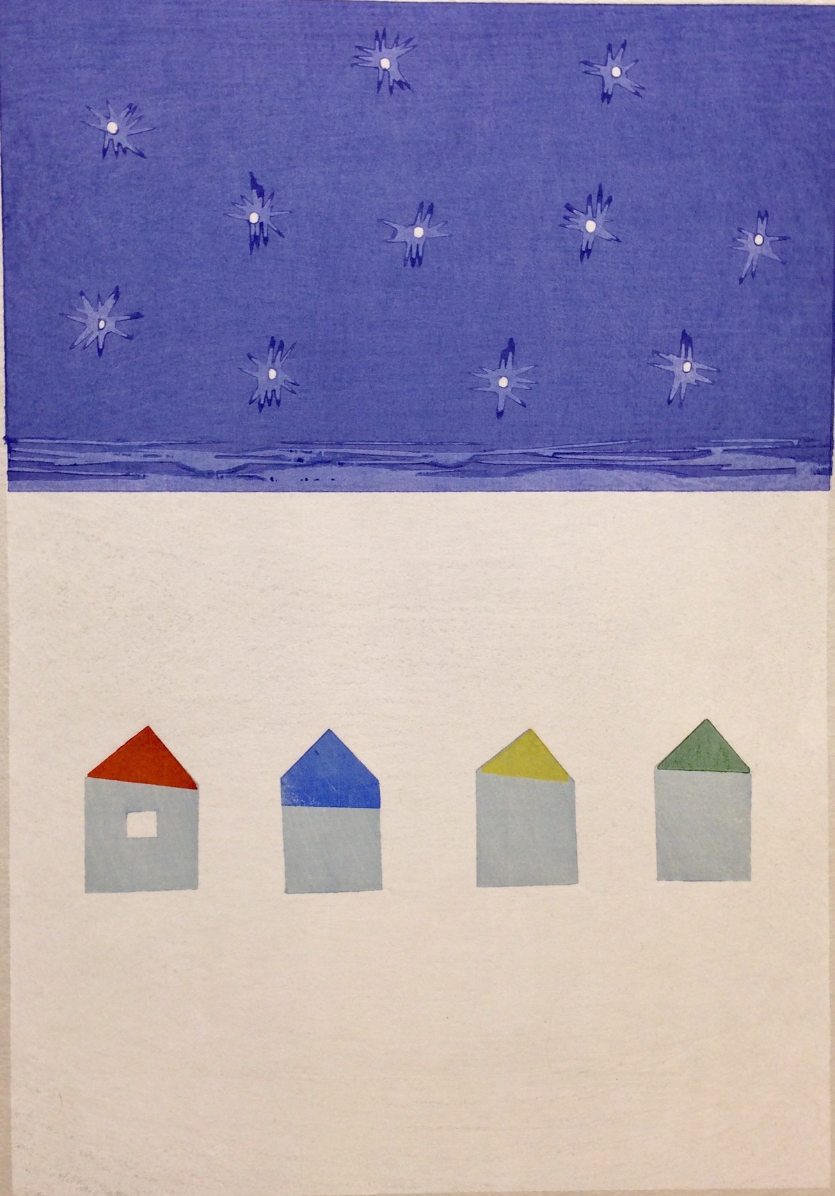 角笛と少年」FSM-111 くろし ジクレー版画 