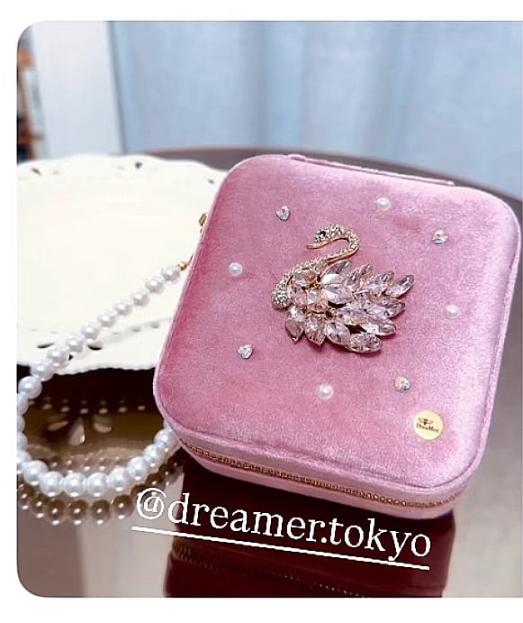 約14日間発送/SNSで話題沸騰/ 【桜白鳥】/Swan Jewelry Box | DreaMer.