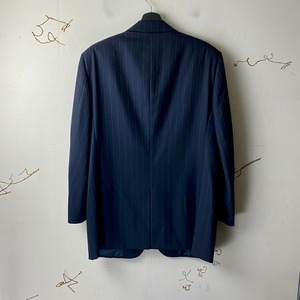 HERMES herringbone woven stripe suits set-up